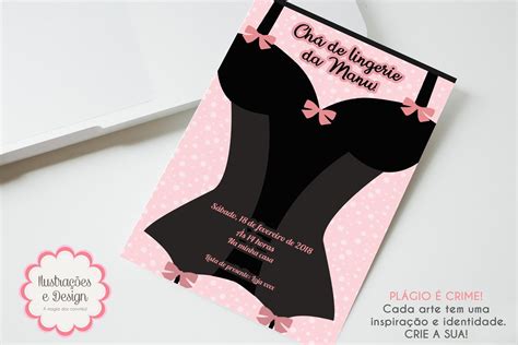 Convite Digital Ch De Lingerie Elo Produtos Especiais