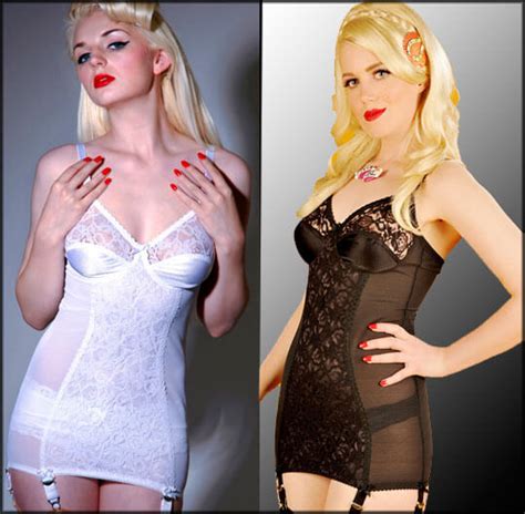 Sale Lingerie Of The Week Stockings And Romance Seduction Mesh Satin Corselette The