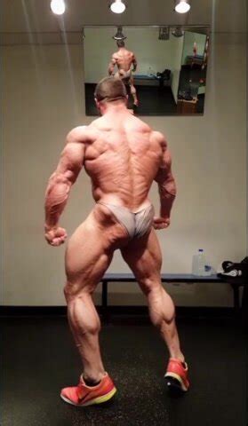 Muscled Back And Ass Posingss Flexing ThisVid