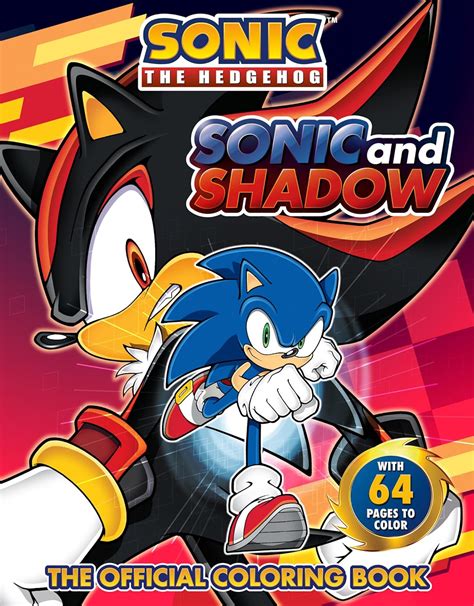 Sonic And Shadow The Official Coloring Book Amazon Br