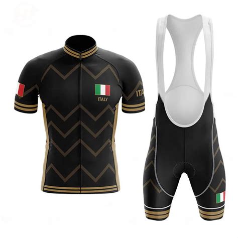 2023 New Italy Go TEAM Cycling Jersey Set Uomo Estate Manica Corta