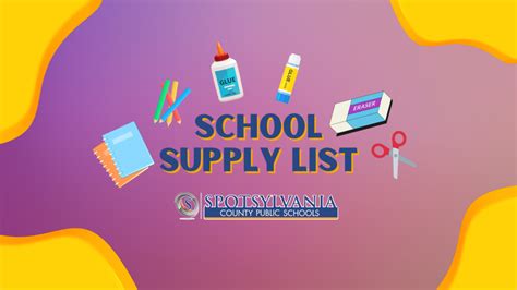 Thornburg Middle Supply List | Thornburg Middle School