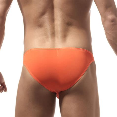 Mens Bikini Swimwear Swimsuit Beachwear Underwear Smooth Swim Briefs Thong Ebay