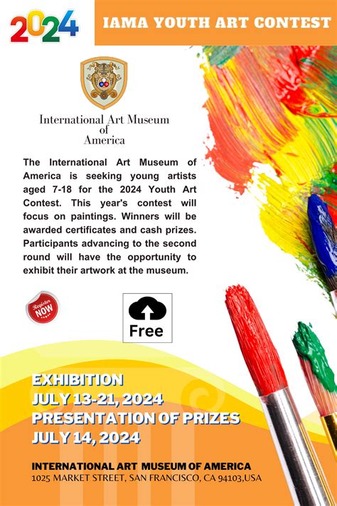 2024 IAMA Youth Art Contest - International Art Museum of America