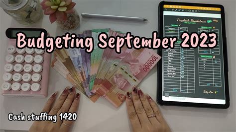 Budgeting September Gajian Minggu Cash Envelopes Stuffing