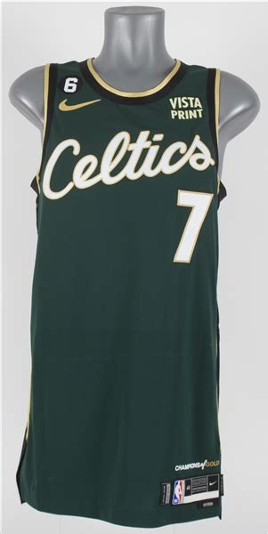 Lot Detail 2022 23 Jaylen Brown Boston Celtics City Edition Jersey