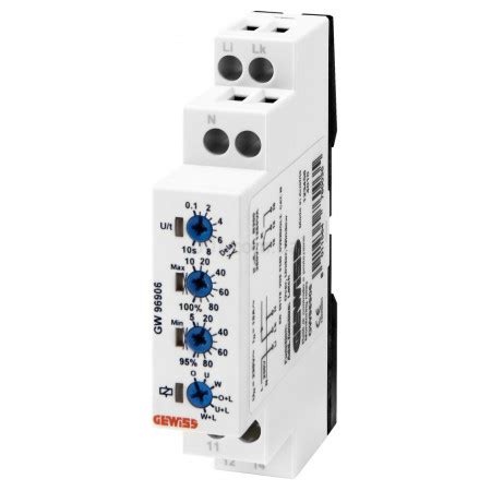 Реле контроля тока однофазное 230В AC GEWISS (GW96906) купить в Киеве в ...