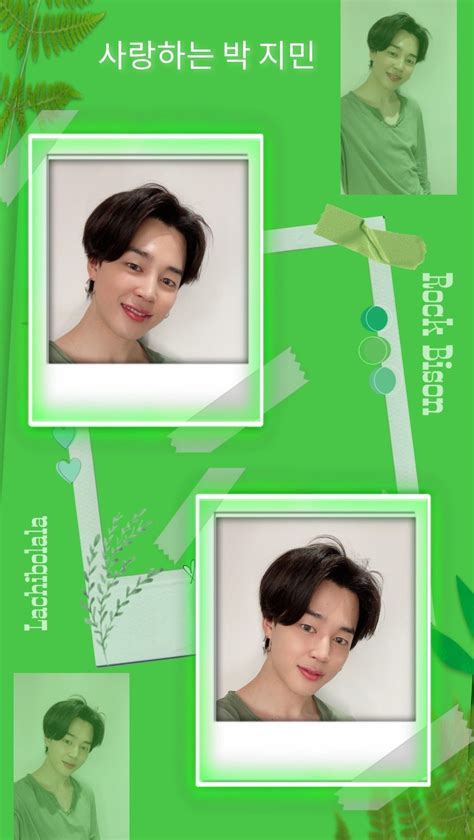 Jimin Aesthetic Wallpaper Hijau