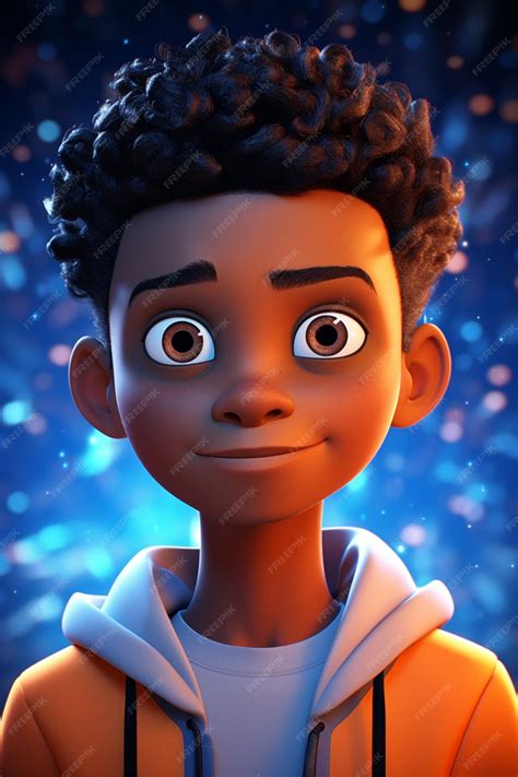 Premium Photo 3d Animation Of A Cute And Handsome Young Boy
