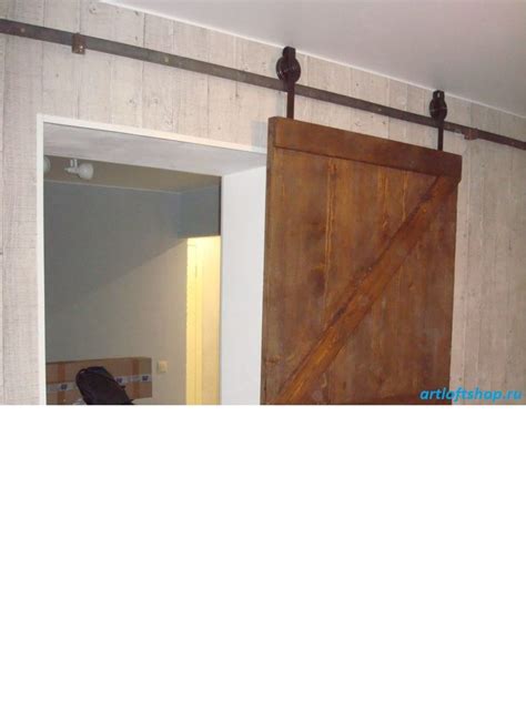 Амбарная дверь ЛОФТ - дизайн выполнен Art loft Shop