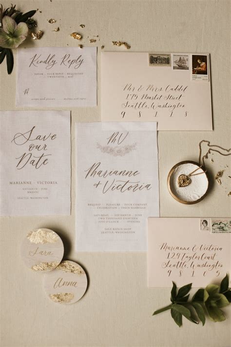 Romantic Urban Same Sex Wedding Ideas With Blush Tones Wedding Party Ideas Layer Cake