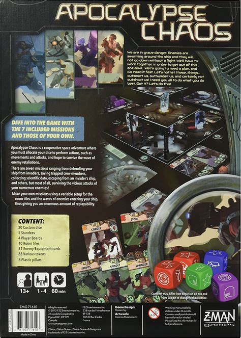 Apocalypse Chaos Board Game Toptoy