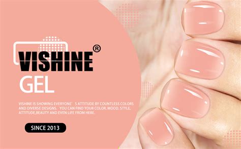 Vishine Vernis Semi Permanent Couleurs Rose Nude Naturelle