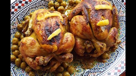 Poulet à la marocaine Recette marocaine YouTube