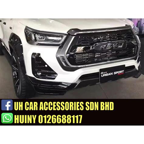 Toyota Hilux Revo Rogue 2 4 Modelista Front Skirt Under Spoiler Fog