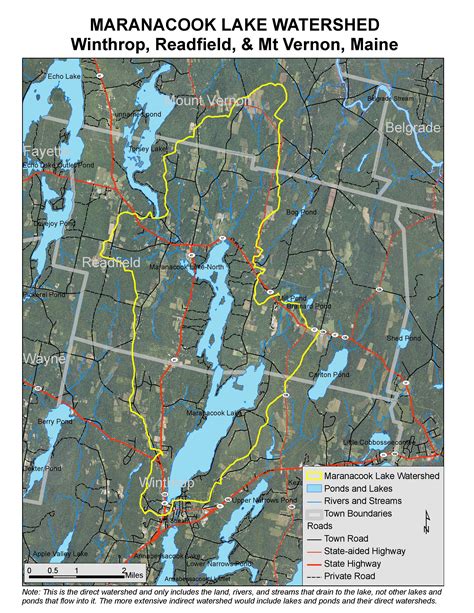 Lake Overview - Maranacook Lake - Readfield, Winthrop, Kennebec, Maine - Lakes of Maine