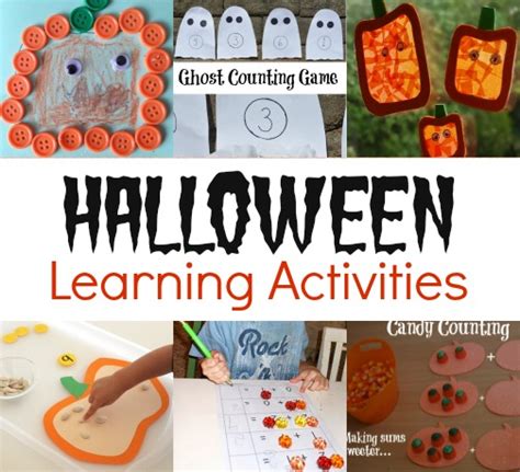 Halloween learning activities for kids