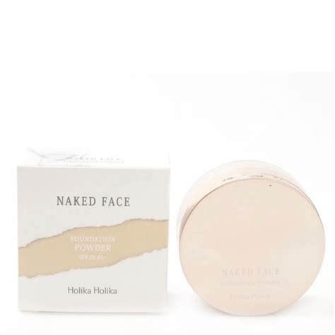 Рассыпчатая пудра Holika Holika Naked Face Foundation Powder купить в Москве Интернет