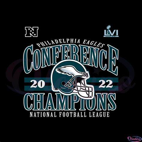 NFC Conference Champions Philadelphia Eagles Svg File - Oladino