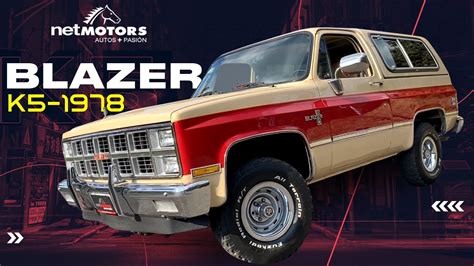 1978 Blazer K5 Como Nueva De Clasicos Netmotors Garage De Autos