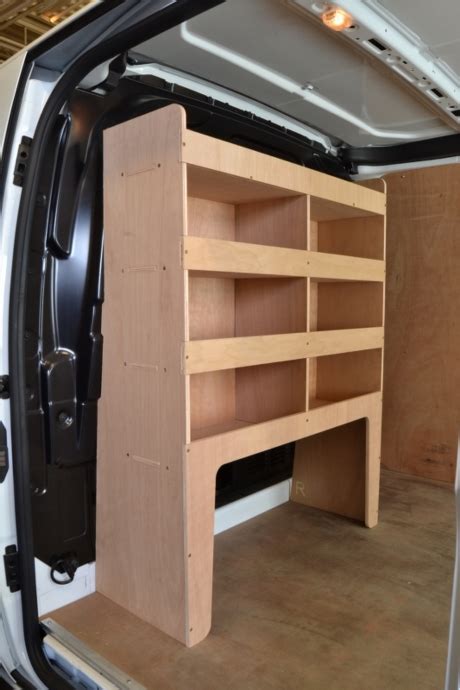 Ford Transit Custom 2013 To 2023 Plywood Bulkhead Van Racking Shelving Unit Wr57 Wr57