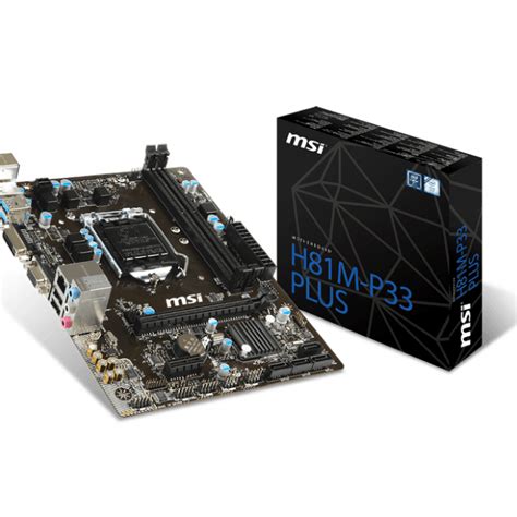 MSI H81M E33 (Supports 4th Gen Intel® Core™ Processor) - IQON