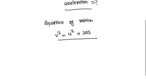 Solved What Is The Acceleration In Ms2 Of A Car That Moves From