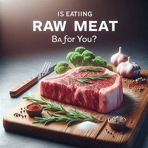 eating raw meat bad      answer