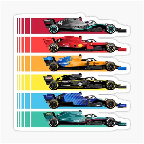 "Formula Racing Cars 2023" Sticker for Sale by marieltoigo | Redbubble