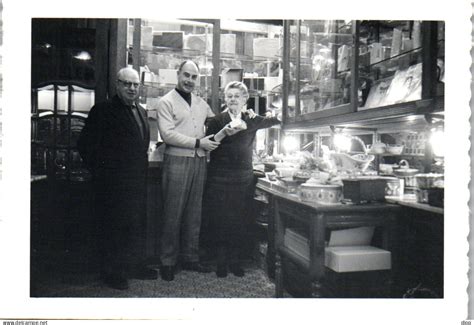 Profesiones Photographie Photo Vintage Snapshot Amateur Magasin Vitrine Confiserie