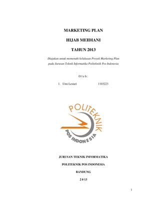 Marketing Plan Pdf