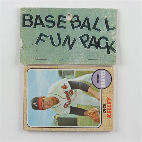 1968 Topps Baseball Card Fun Pack With 10 Cards Pristine Auction