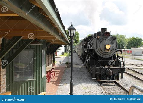 Steam Train From Chattanooga Tn To Summerville Ga Editorial Stock