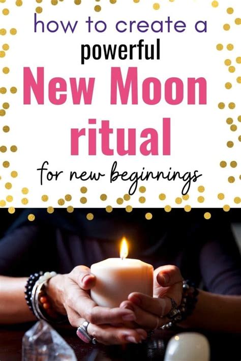 How To Create A New Moon Ritual For New Beginnings New Moon Rituals