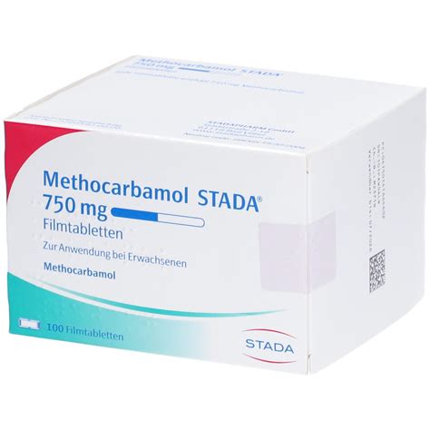 Methocarbamol STADA 750 Mg 100 St Mit Dem E Rezept Kaufen Shop Apotheke