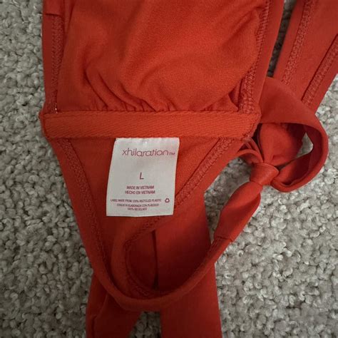 Red Bandeau Bikini Top Bought From Target For Depop