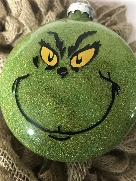 Custom Grinch Ornament | Christmas accessories, Grinch ornaments ...