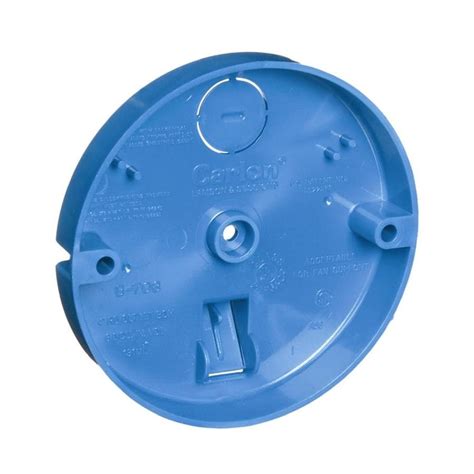 Carlon 1 Gang Blue Plastic Interior New Work Shallow Ceiling Fan