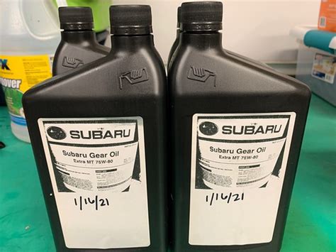 FS: (For Sale) Subaru Extra MT 75W80 - 8 QT available - NASIOC