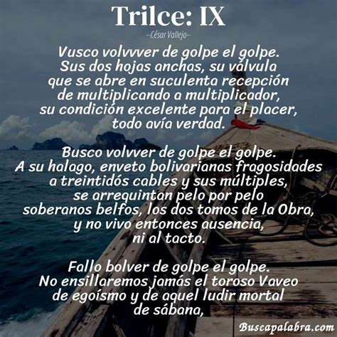 Poema Trilce Ix De César Vallejo Análisis Del Poema