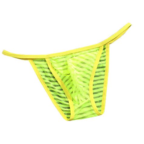 Men Sexy Mesh Bikini Briefs Panties Thong T Back Pouch G String Underwear G Ebay