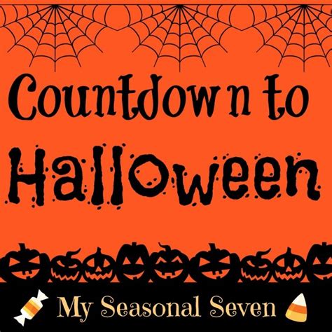 seasonal  countdown  halloween kendranicolenet