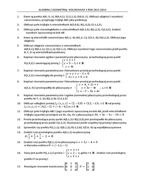 Pdf Azg Kolokwium Zadania Przyk Adowe Dokumen Tips