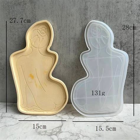 Aesthetic Nude Female Body Woman Shaped Silicone Mold Jewelry Etsy