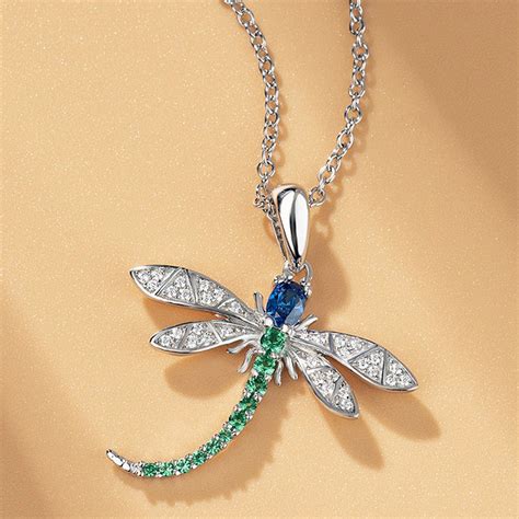 Dragonfly Pendant Necklace Susan Julie