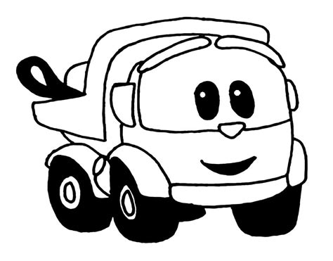 Desenhos Para Colorir Leo O Caminhao - Desenhos de Léo o Caminhão 6 para Colorir e Imprimir - Colorir.Info