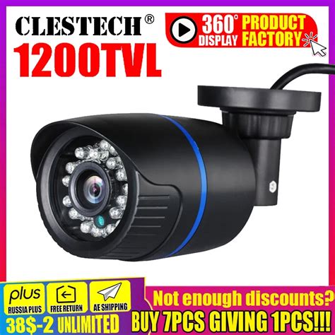 C Mara De Vigilancia De Seguridad Anal Gica 1 3Cmos 1200TVL Full HD CCTV Impermeable Al