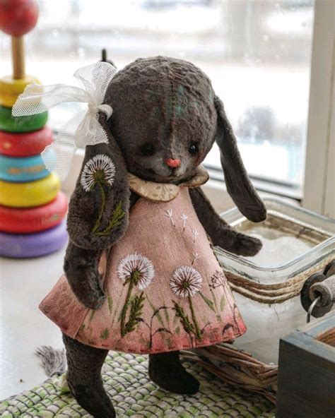 Купить Плюшевая зайка "Малютик" - тедди, ручная работа, авторская ...