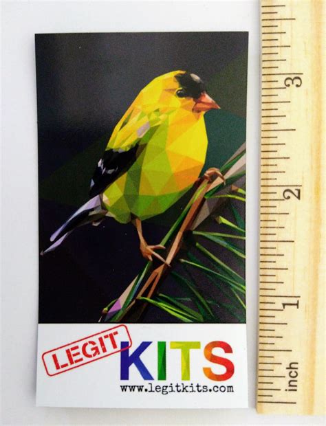 Chip the Goldfinch Magnet – Legit Kits