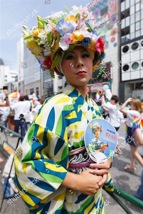 Colorfully Dressed Supporter Lesbian Gay Bisexual Editorial Stock Photo Stock Image Shutterstock